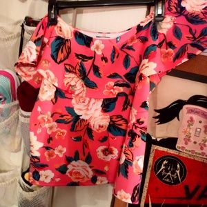 Floral Off the Shoulder Top